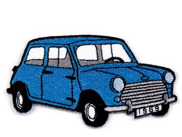 Aufbügler Mini Cooper Royalblau